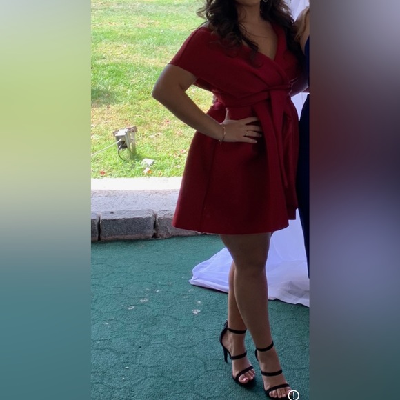 gorgeous red asos one shoulder dress - Picture 12 of 12